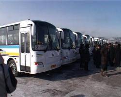 На маршрут № 3 запустили 10 новых пассажирских автобусов