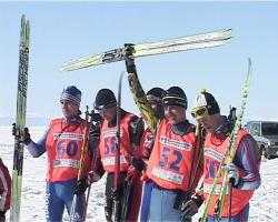 Лыжный марафон связал 2 берега Байкала