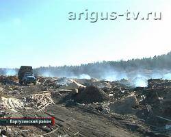 Вечный пожар в поселке Усть-Баргузин