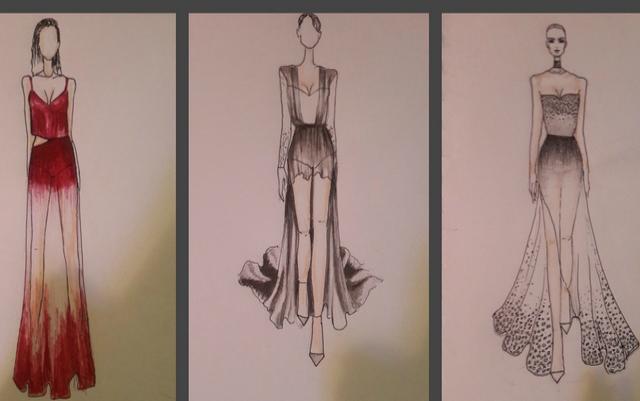 Юный дизайнер из Бурятии создала эскизы вечерних нарядов для Полины Гагариной