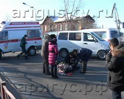 В Улан-Удэ очередной пешеход попал в дорожную «ловушку»