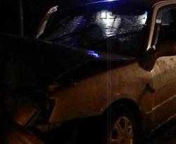 В Улан-Удэ пьяный водитель уснул за рулем и врезался в столб