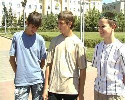 Чеченские дети на Байкале