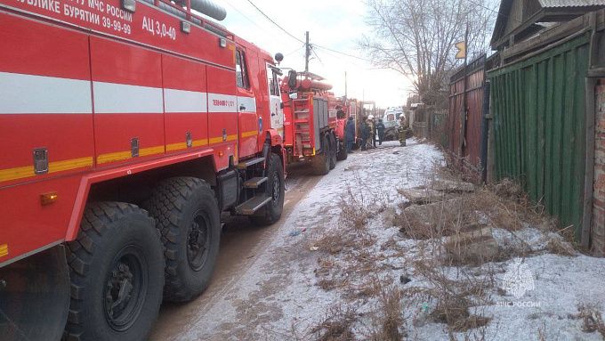 Тело мужчины нашли на пожаре в Улан-Удэ